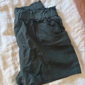 Aritzia Dark Green Women Shorts